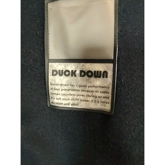 Duck Down, Vintage Varsity Jacket Black White and Orange Size XL Various Patches - Picture 3 of 16